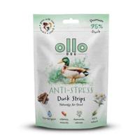 OLLO Air-Dried Anti-Stress Duck strips - traktatie voor hond - 80g - thumbnail