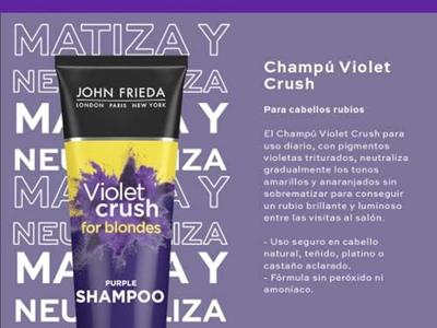 John Frieda Violet crush purple shampoo 250 Milliliter