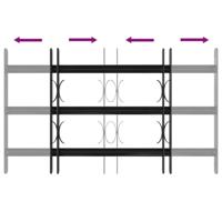 Raam Rooster Zwart 75,5 x 45 cm Gepoedercoat staal - thumbnail