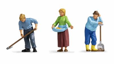 NOCH 17131 Schaal 1 Boeren en boerinnen figuren Geverfd