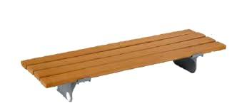 Badzitje met houten latten