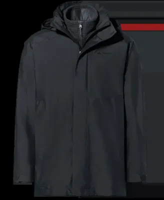 Vaude Idris IV 3 in 1 jas Heren Black M Vaude Idris IV 3 in 1 jas Heren Black M