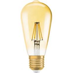 Osram Vintage 1906 LED E27 Edison Gloeilamp Goud 7W 725lm - 825 | Dimbaar - Vervanger voor 60W Osram Vintage 1906 LED E27 Edison Gloeilamp Goud 7W 725lm - 825 | Dimbaar - Vervanger voor 60W
