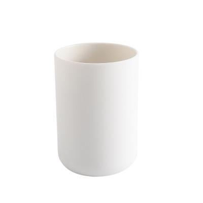 2 stuks badkamer tandenborstel kopje eenvoudige Plain Cup capaciteit: 300ml (wit)