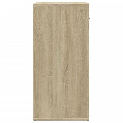 Dressoir 79x38x80 cm bewerkt hout sonoma eikenkleurig