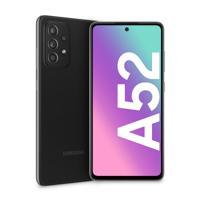 Samsung Galaxy A52 smartphone, 6,5 inch FHD + Infinity-O display, 6 GB RAM en 128 GB uitbreidbaar intern geheugen, 4500 mAh batterij en ultrasnel opladen, zwart - thumbnail