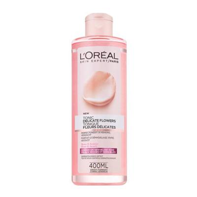 L’Oréal Paris Skin Expert Delicate Flowers Zachte Tonic - 400 ml - Gezichtsreiniger Gevoelige en Droge huid L’Oréal Paris Skin Expert Delicate Flowers Zachte Tonic - 400 ml - Gezichtsreiniger Gevoelige en Droge huid