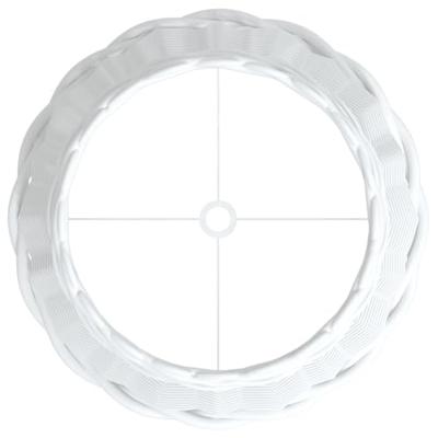 VidaXL Lampenkap ø30x20 cm wicker wit