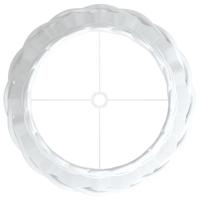 VidaXL Lampenkap ø30x20 cm wicker wit - thumbnail