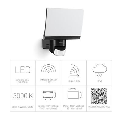 Steinel Led schijnwerperXled Home 2 XL zwart - 30049 - thumbnail