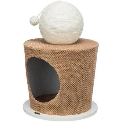 TRIXIE KATTENMAND TON MET KRABBAL TAUPE 36X36X50 CM