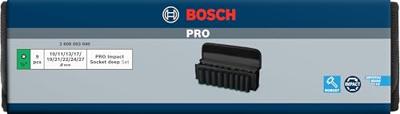 Bosch Professional PRO Impact krachtdoppenset lang 1/2" 9-delig - 2608003040 Bosch Professional PRO Impact krachtdoppenset lang 1/2" 9-delig - 2608003040
