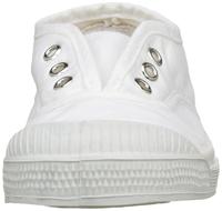Katoenen tennisschoenen voor kinderen met vetersluiting Elly BENSIMON® wit - thumbnail