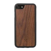 Woodcessories EcoBump mobiele telefoon behuizingen 11,9 cm (4.7") Hoes Zwart, Walnoot - thumbnail