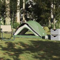 VidaXL Tent 1-persoons waterdicht groen - thumbnail