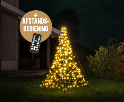 Lumedi 320 LED vlaggenmast kerstboom (op batterijen) Lumedi 320 LED vlaggenmast kerstboom (op batterijen)