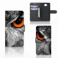 Microsoft Lumia 650 | Telefoonhoesje | Met pasjeshouder | Uil - thumbnail