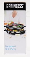 Princess 162725 Gourmetset/Raclette 6 Persoons Zwart - thumbnail
