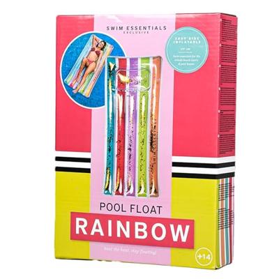 Regenboog Glitter Luchtbed