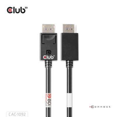 club3D CAC-1092 DisplayPort-kabel DisplayPort Aansluitkabel DisplayPort-stekker 1.6 m Zwart