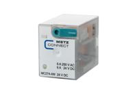 Metz Connect 110017251407 Steekrelais 24 V/DC 7 A 4x wisselcontact 1 stuk(s) - thumbnail