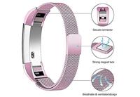 FitBit Alta HR Milanese bandje - Maat: Small - Roze - thumbnail