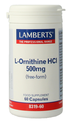 Lamberts L-ornithine 500mg Vegacapsules Lamberts L-ornithine 500mg Vegacapsules
