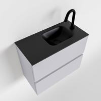 MONDIAZ ADA 60cm toiletmeubel cale. LEX wastafel urban rechts 1 kraangat - thumbnail