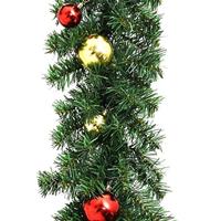 VidaXL Kerstslinger versierd met kerstballen 10 m - thumbnail