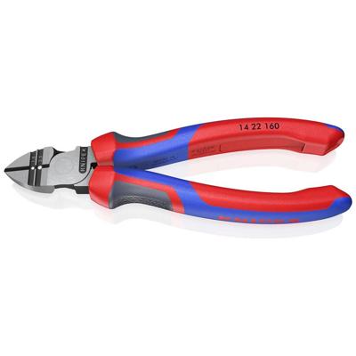 Knipex Afstrip-zijsnijtang zwart geatramenteerd met meer-componentengrepen 160 mm - 1422160 Knipex Afstrip-zijsnijtang zwart geatramenteerd met meer-componentengrepen 160 mm - 1422160