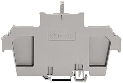 WAGO 709-168 Afdekprofieldrager Grijs 10 stuk(s)