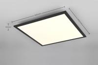 Trio PlafonniereBeta vierkant 44,5cm zwart - R67664532 - thumbnail