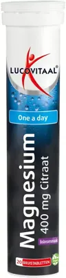 Lucovitaal Magnesium 400 mg Citraat Bosbessen 20Tabletten
