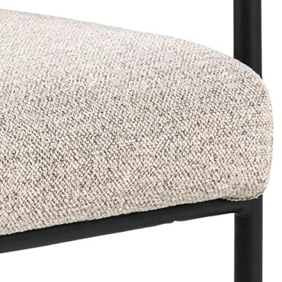 Sohome Eetkamerstoel 'Noud' Bouclé, kleur Beige Sohome Eetkamerstoel 'Noud' Bouclé, kleur Beige