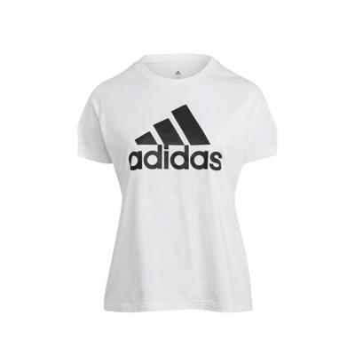 adidas Performance Plus Size sport T-shirt wit/zwart