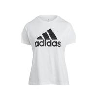 adidas Performance Plus Size sport T-shirt wit/zwart - thumbnail