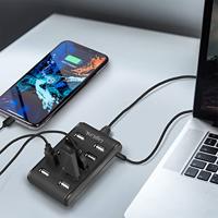 LogiLink UA0125 UA0125 USB-hub 10 poorten USB-A USB 2.0 480 MBit/s Zwart - thumbnail