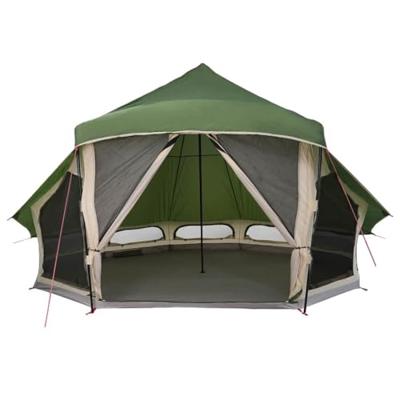 VidaXL Familie tipi tent tipi met dak groen 508 x 470 x 300 cm VidaXL Familie tipi tent tipi met dak groen 508 x 470 x 300 cm