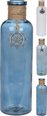 Vaas glas met touw 3ass kleur Nampook - Nampook Vaas glas met touw 3ass kleur Nampook - Nampook