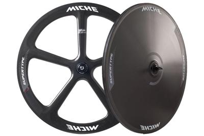 Miche Supertype Pista 50 Baanfiets Wielset - Carbon Miche Supertype Pista 50 Baanfiets Wielset - Carbon