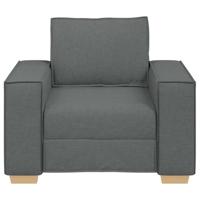 Sofa Stoel Donkergrijs 60 cm Stof - thumbnail