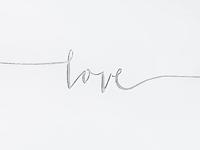 Gastenboek Love Wit/Zilver (24x18,5cm) - thumbnail