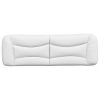 Hoofdbordkussen 160 cm kunstleer wit - thumbnail