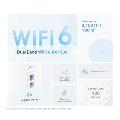 TP-Link Deco X10 WiFi 6 Mesh Systeem (3-pack) Mesh router Wit - thumbnail