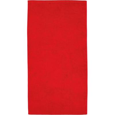 Cawö Cawo Lifestyle Uni Handdoek 50x100 Rood