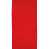 Cawö Cawo Lifestyle Uni Handdoek 50x100 Rood - thumbnail