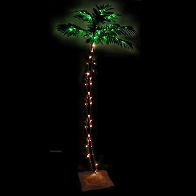 VidaXL Palmboom led 96 led&apos;s warmwit 180 cm - thumbnail