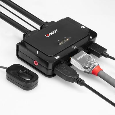 Lindy 42340 KVM-switch Zwart