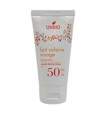 UVBIO Sunscreen face SPF50 bio 50 Milliliter