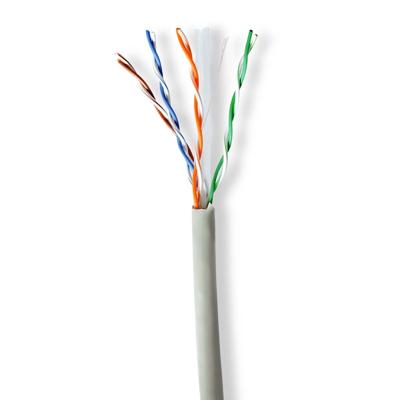 Netwerk Kabel Rol | CAT6 | Stranded | U/UTP | CCA | 305.0 m | Binnenshuis | Rond | PVC | Grijs | Tre